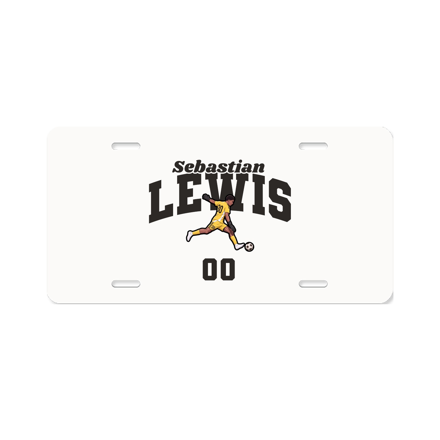 License Plate — Signature Arch in Classic