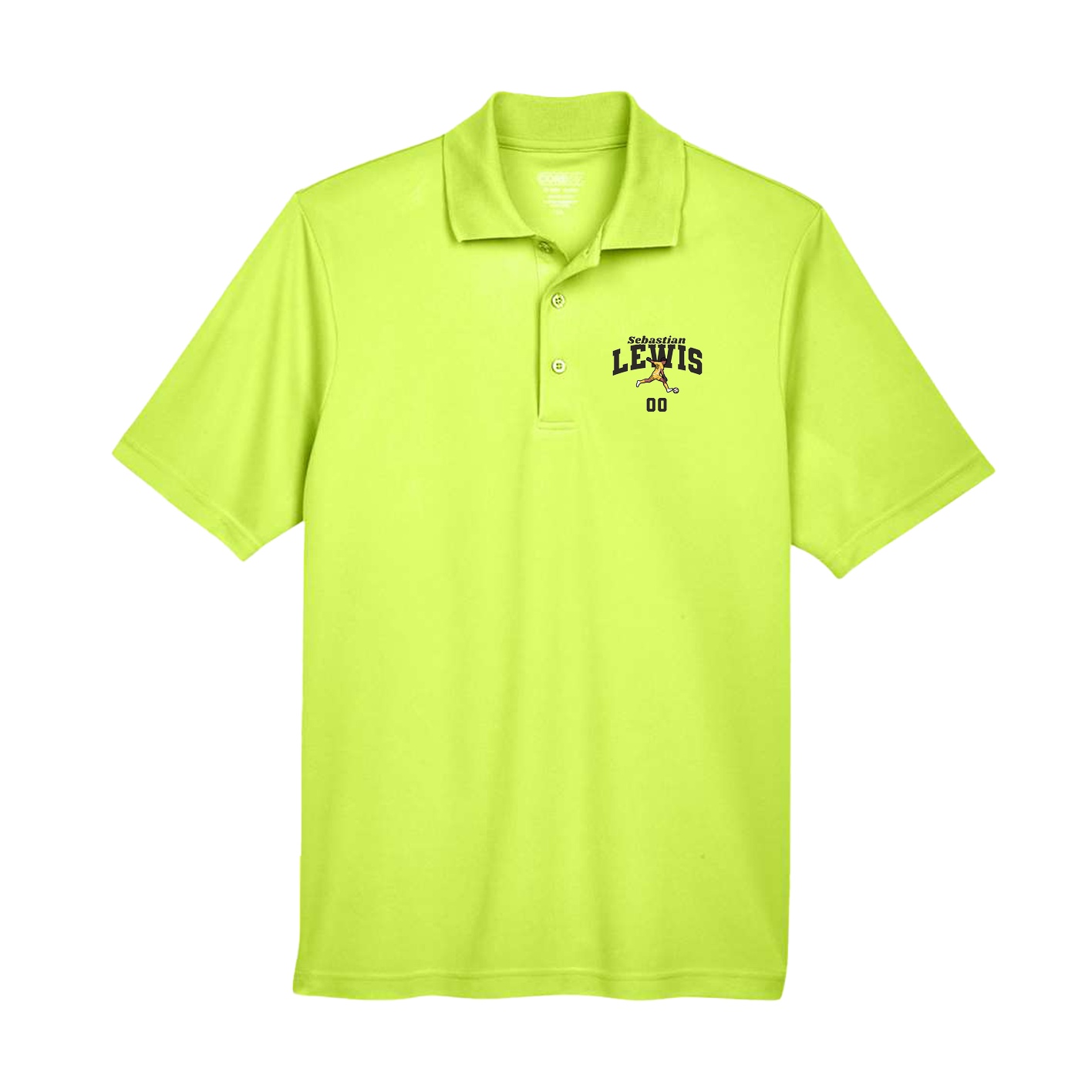 Performance Polo — Signature Arch in Yellow