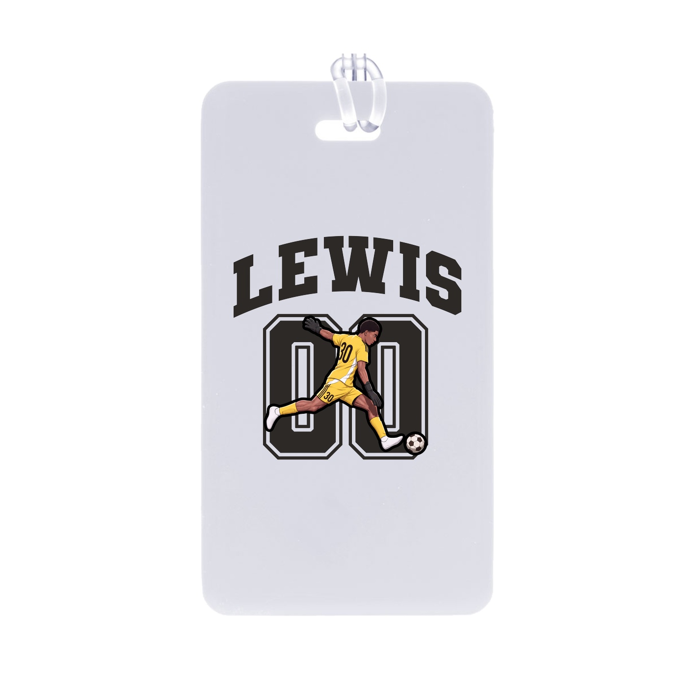 Bag Tag — Number in Classic