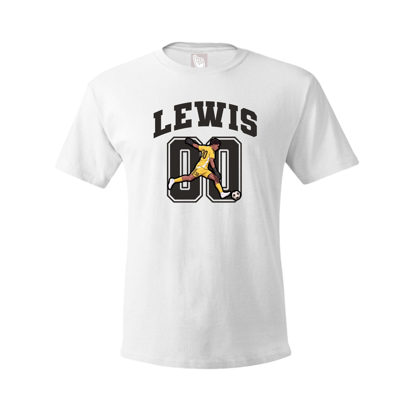 Tee — Number in White