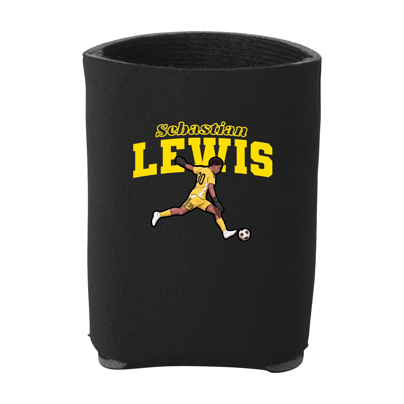 Can Holder — Name Arch in Black