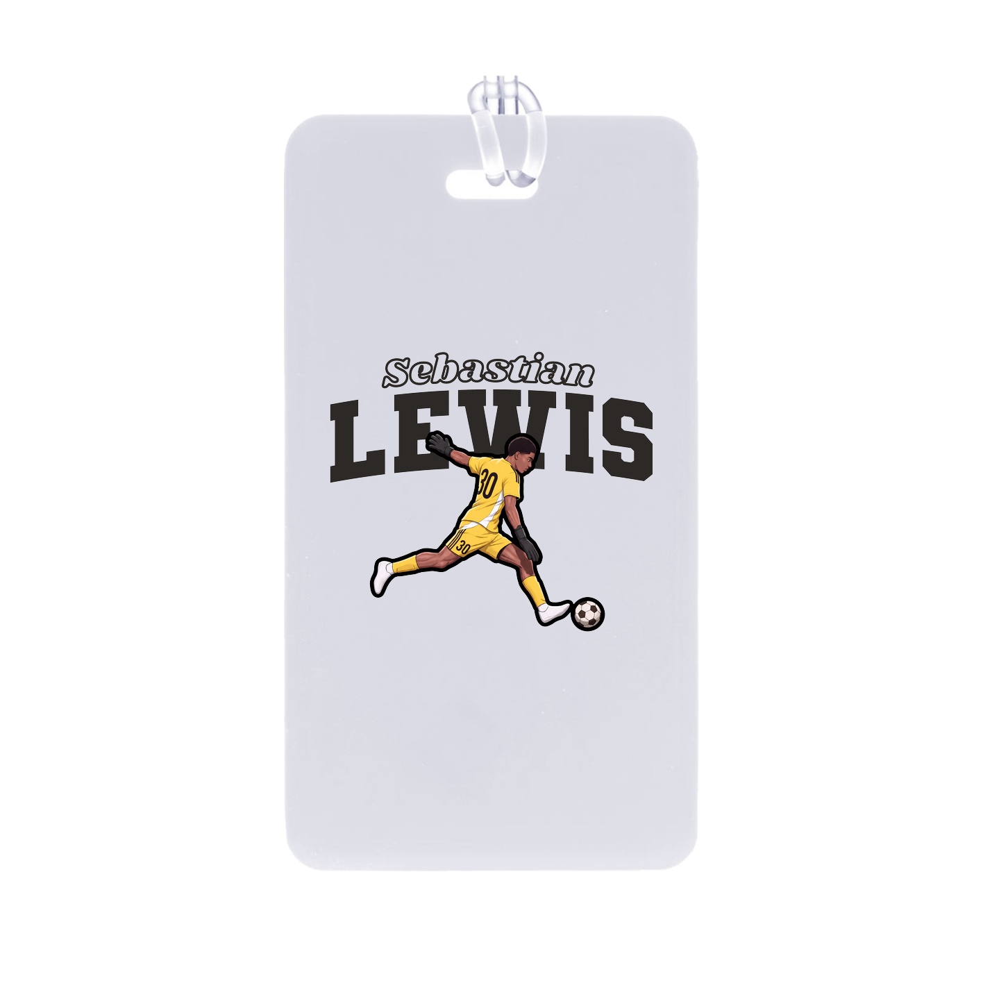 Bag Tag — Name Arch in Classic