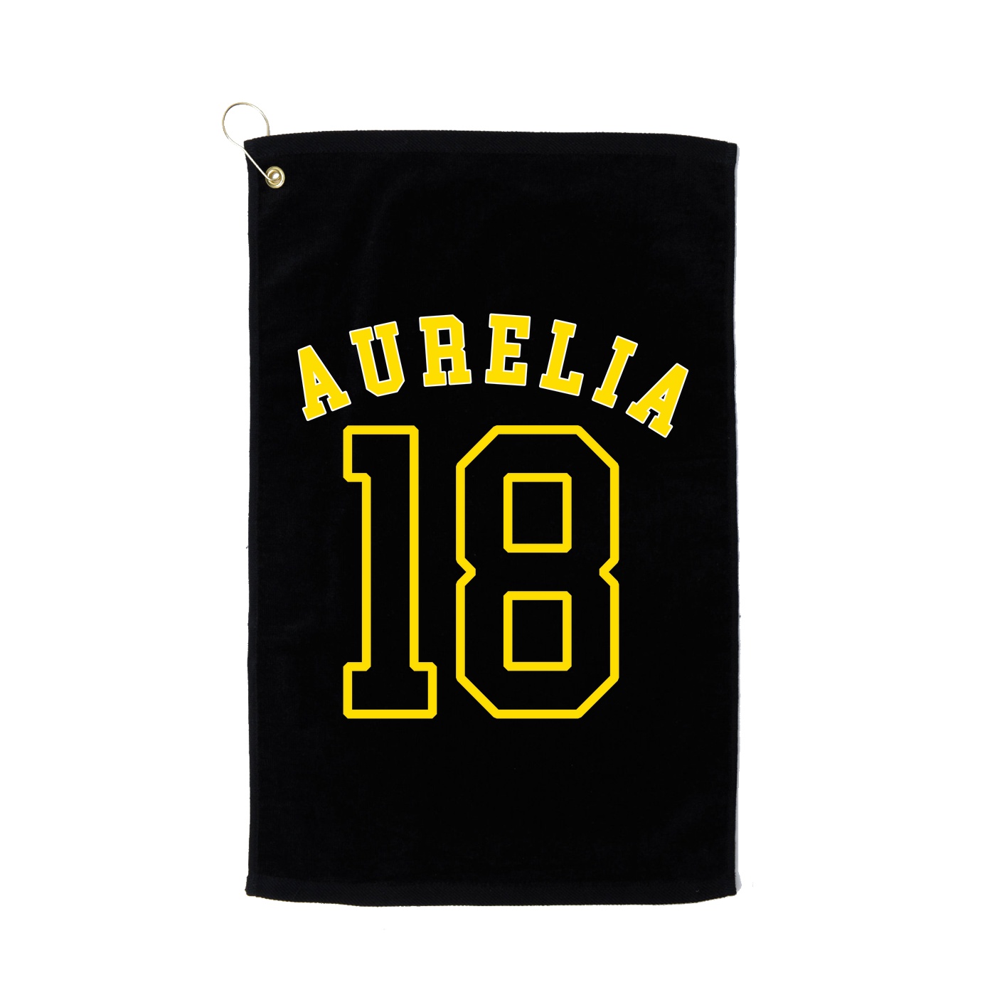 Golf Towel — Shirsey Arch in Black