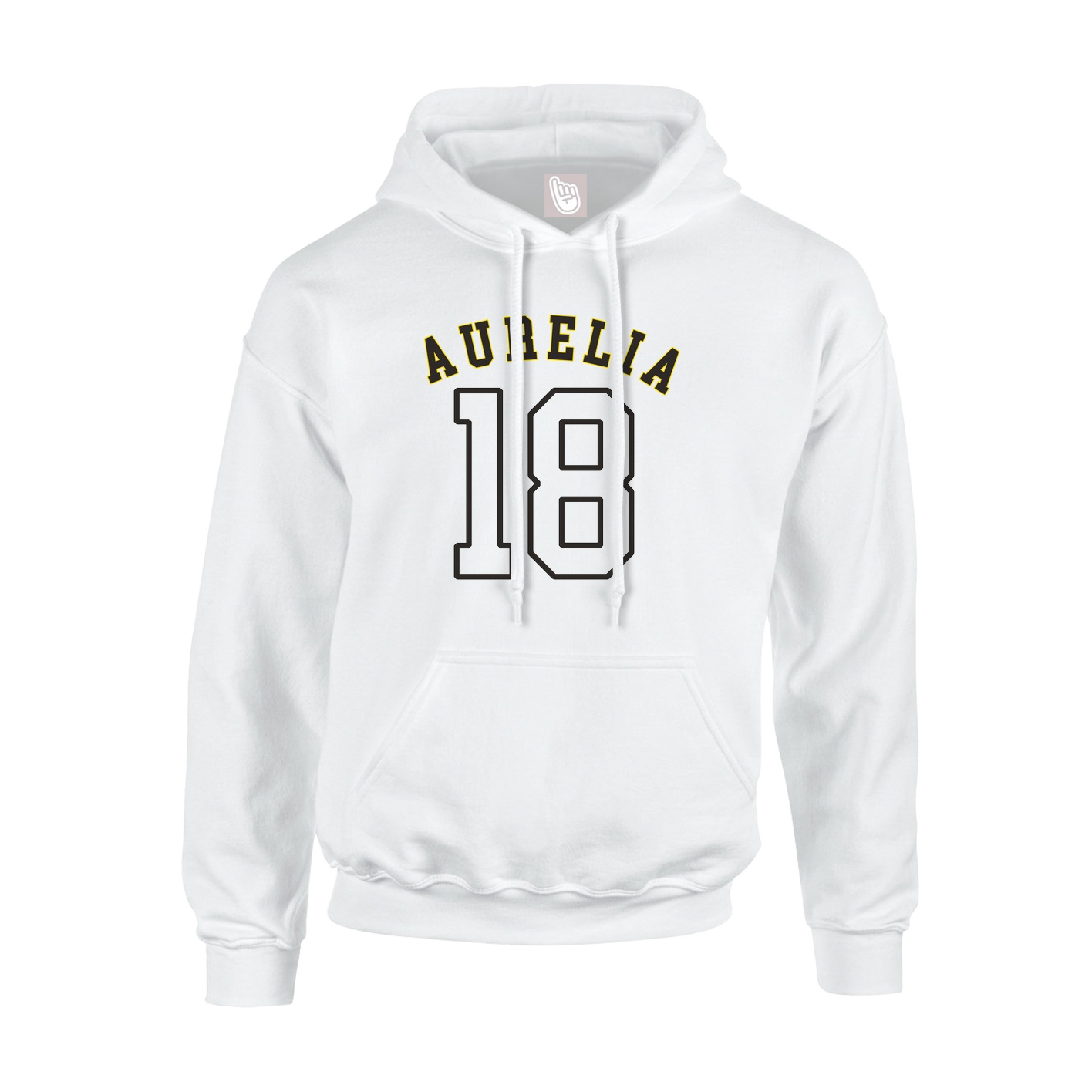 Hoodie — Shirsey Arch in White
