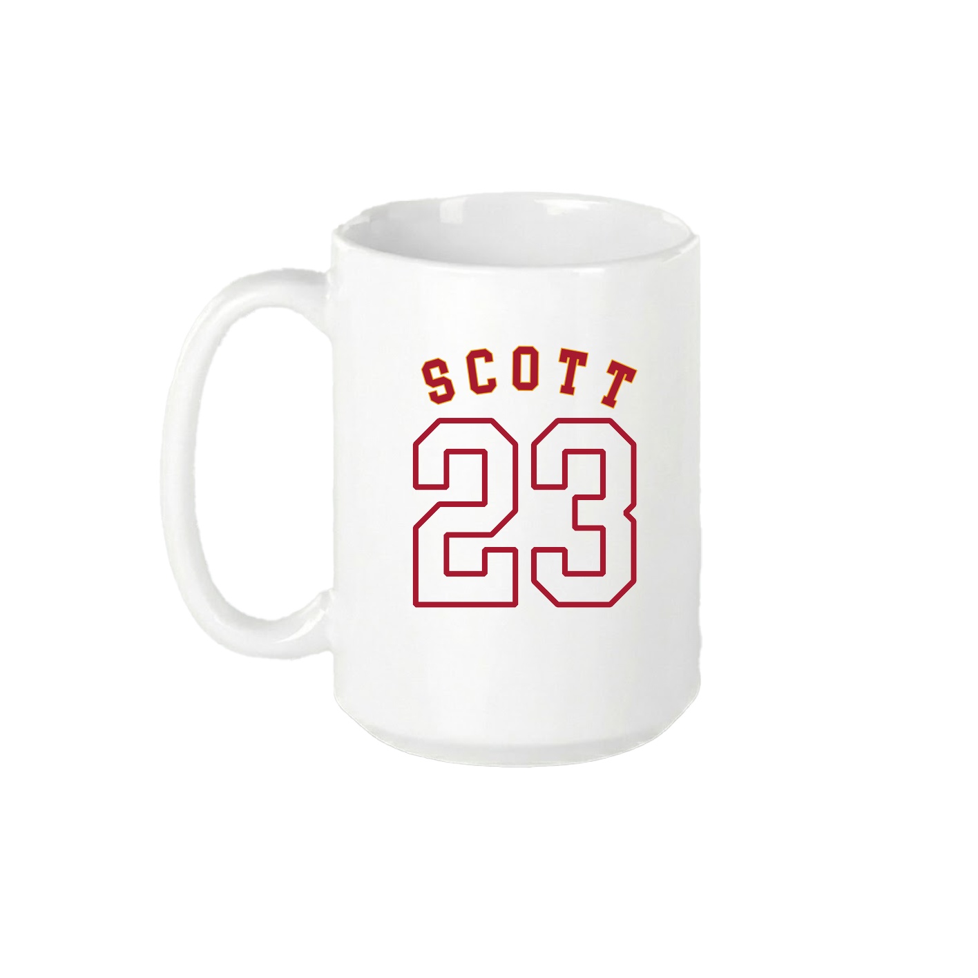 15oz Coffee Mug — Shirsey Arch in White