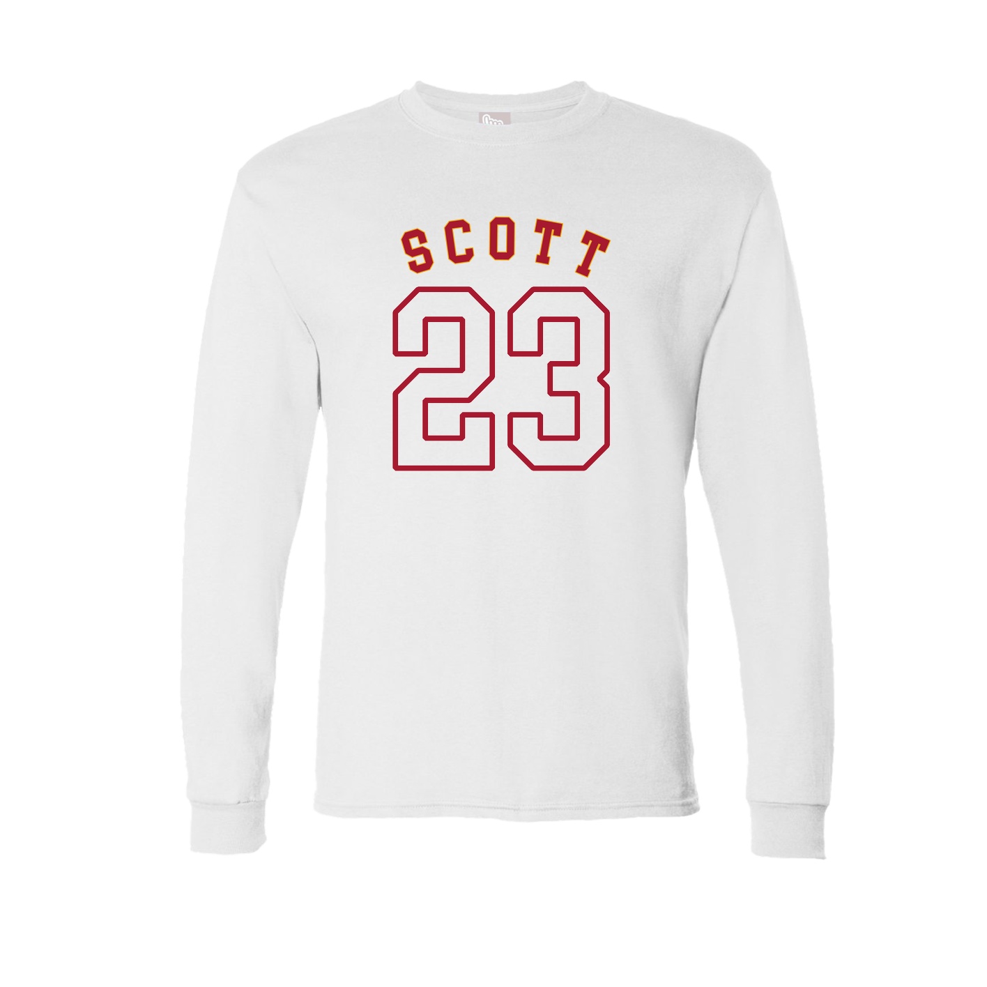 Long Sleeve Tee — Shirsey Arch in White