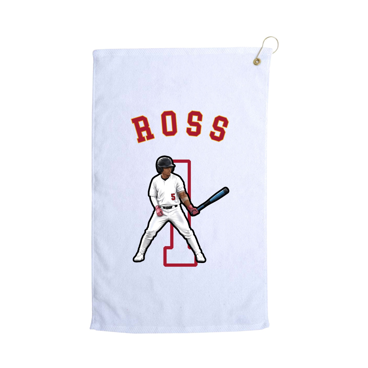 Golf Towel — Shirsey Arch in White