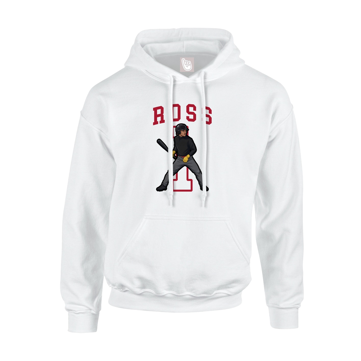 Hoodie — Shirsey in White