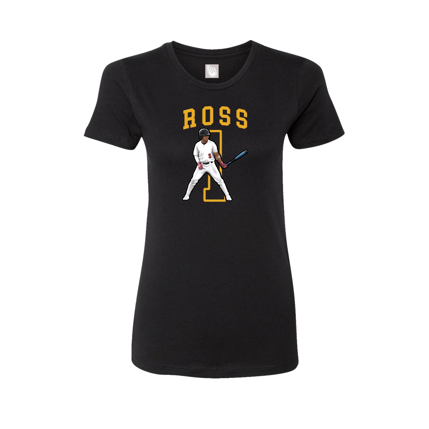 Fitted Women's Tee — Shirsey in Black