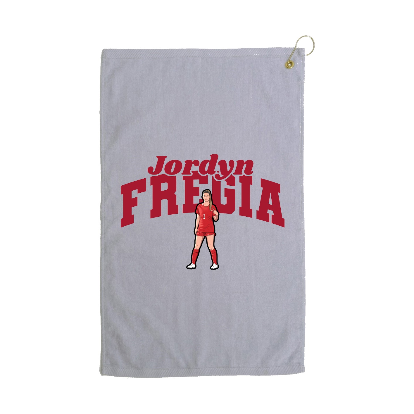 Golf Towel — Signature Arch in Grey