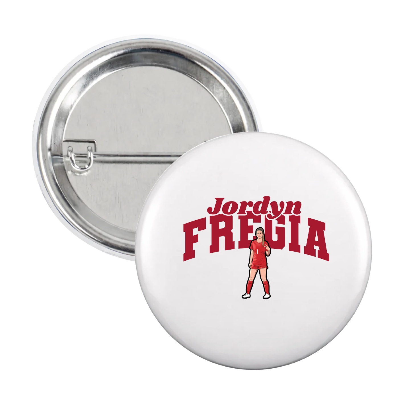 Game Day Button — Signature Arch in White