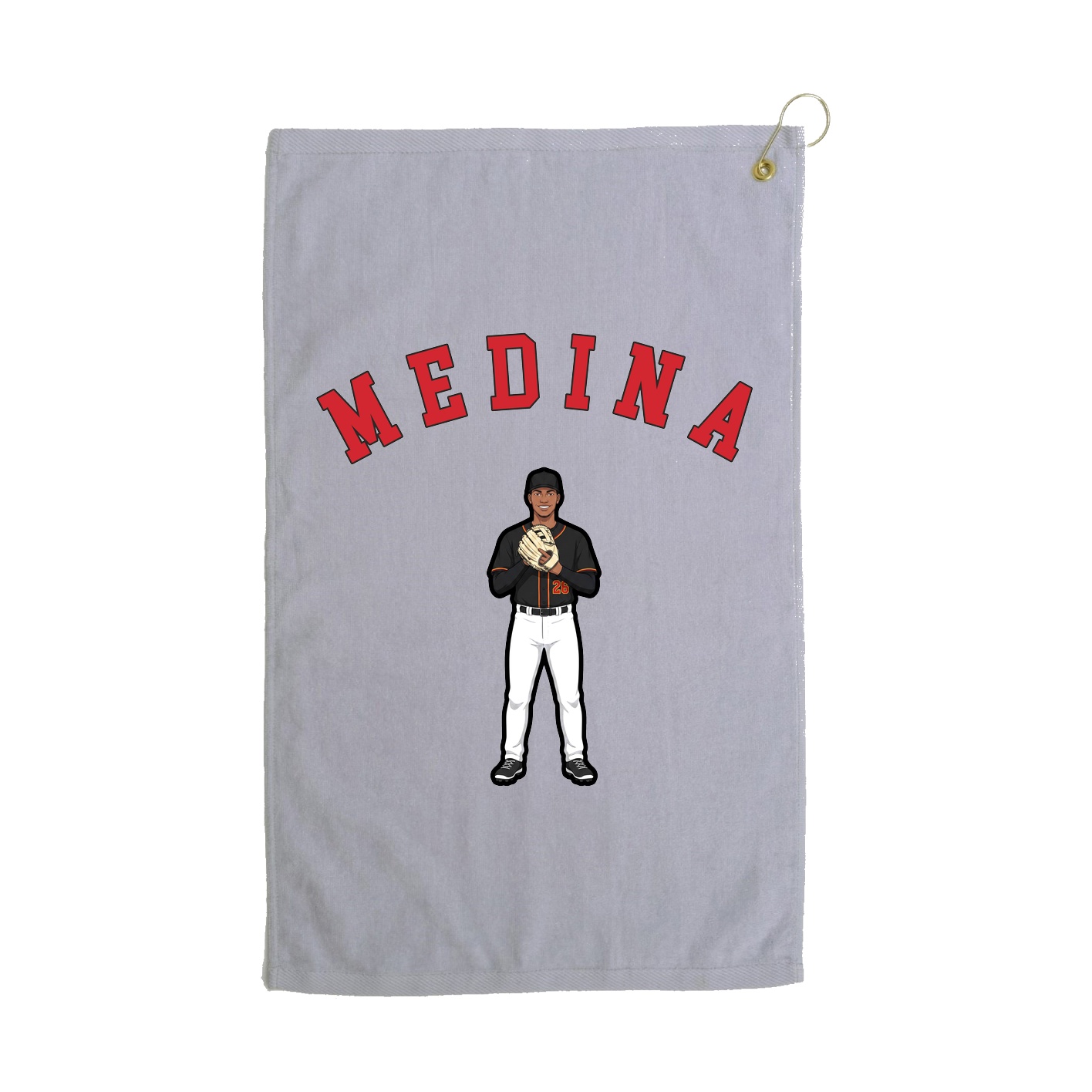 Golf Towel — Shirsey Arch in Grey