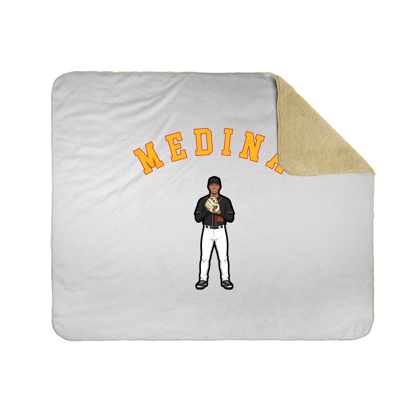 Throw Blanket — Shirsey Arch in White