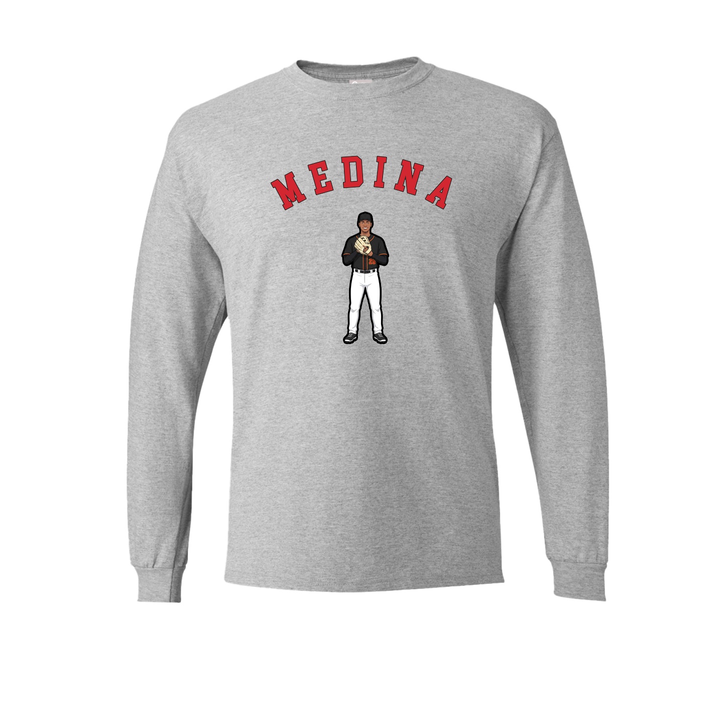 Long Sleeve Tee — Shirsey Arch in Grey