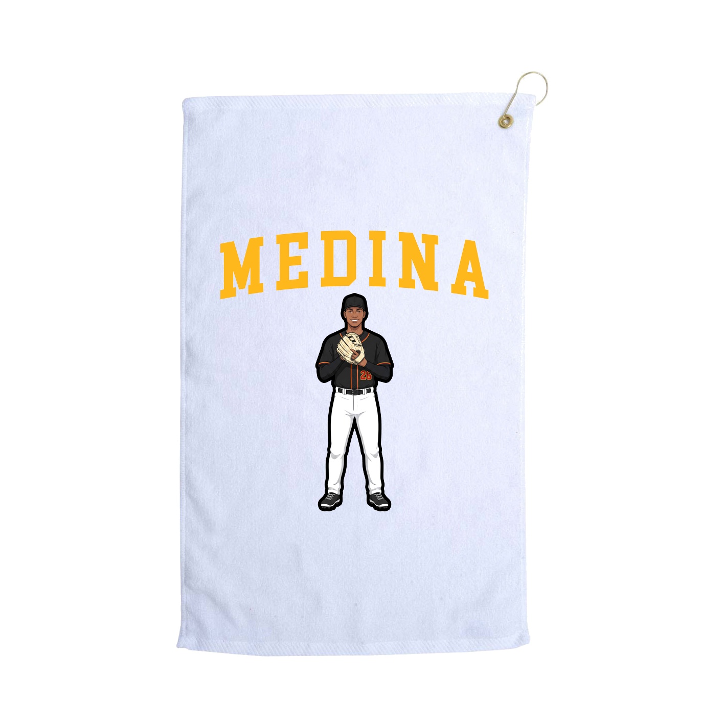 Golf Towel — Shirsey in White