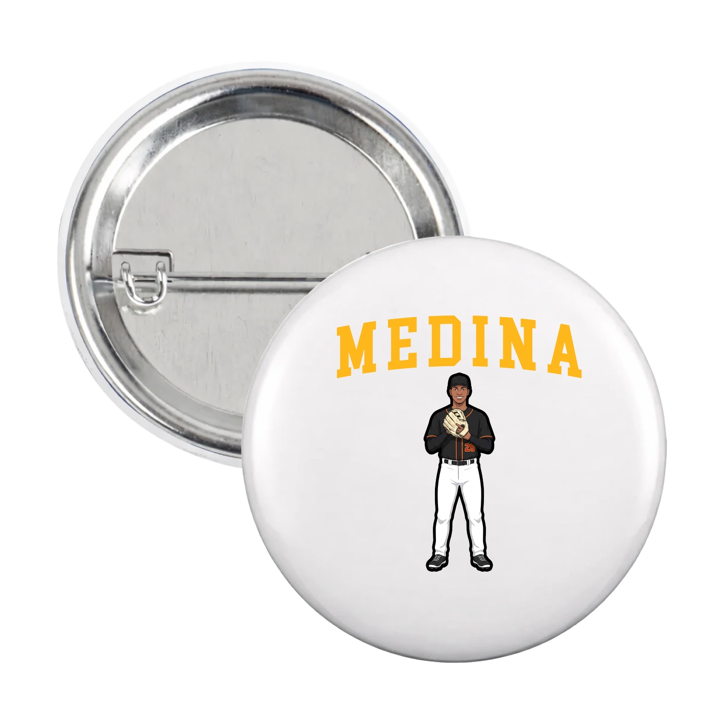 Game Day Button — Shirsey in White
