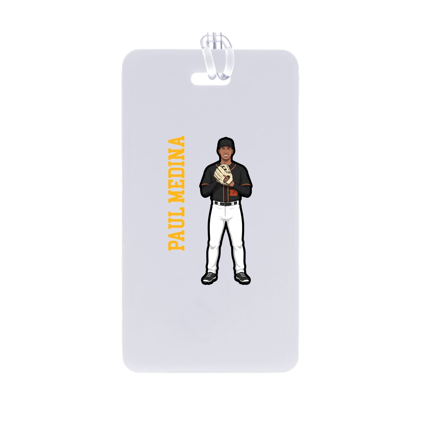 Bag Tag — Name Vertical in Classic