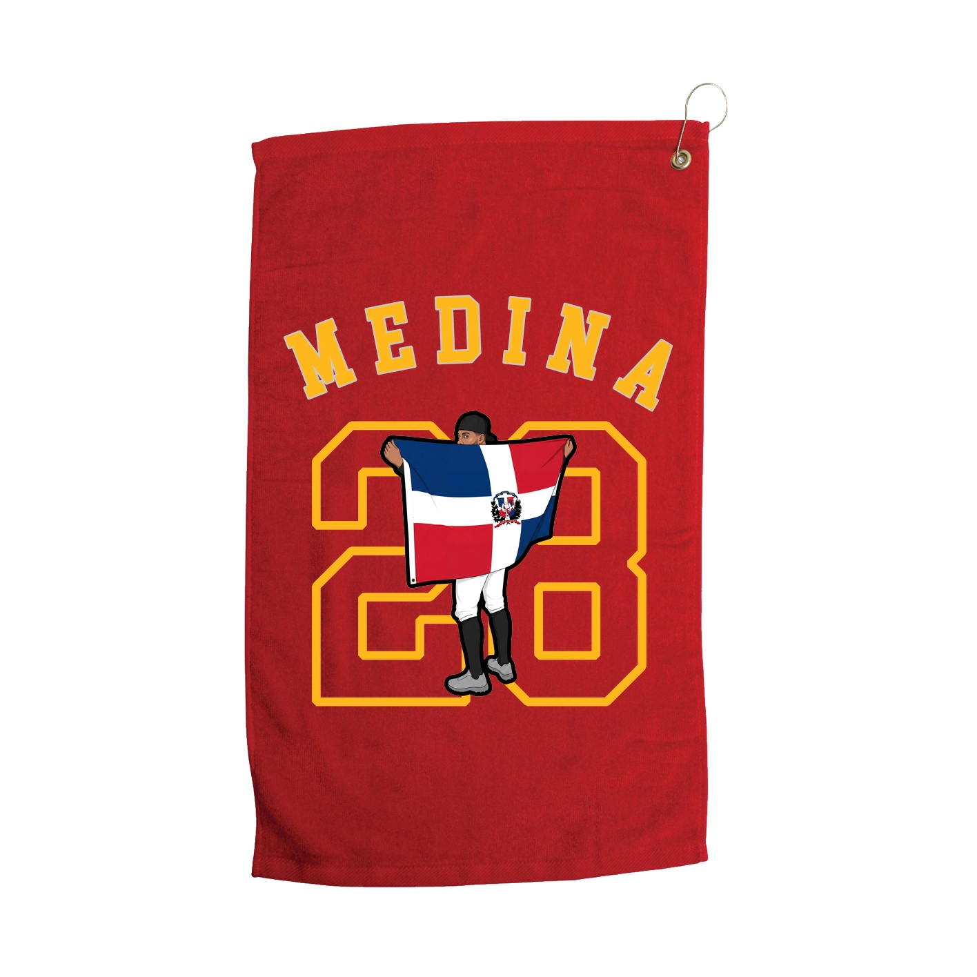 Golf Towel — Shirsey Arch in Red
