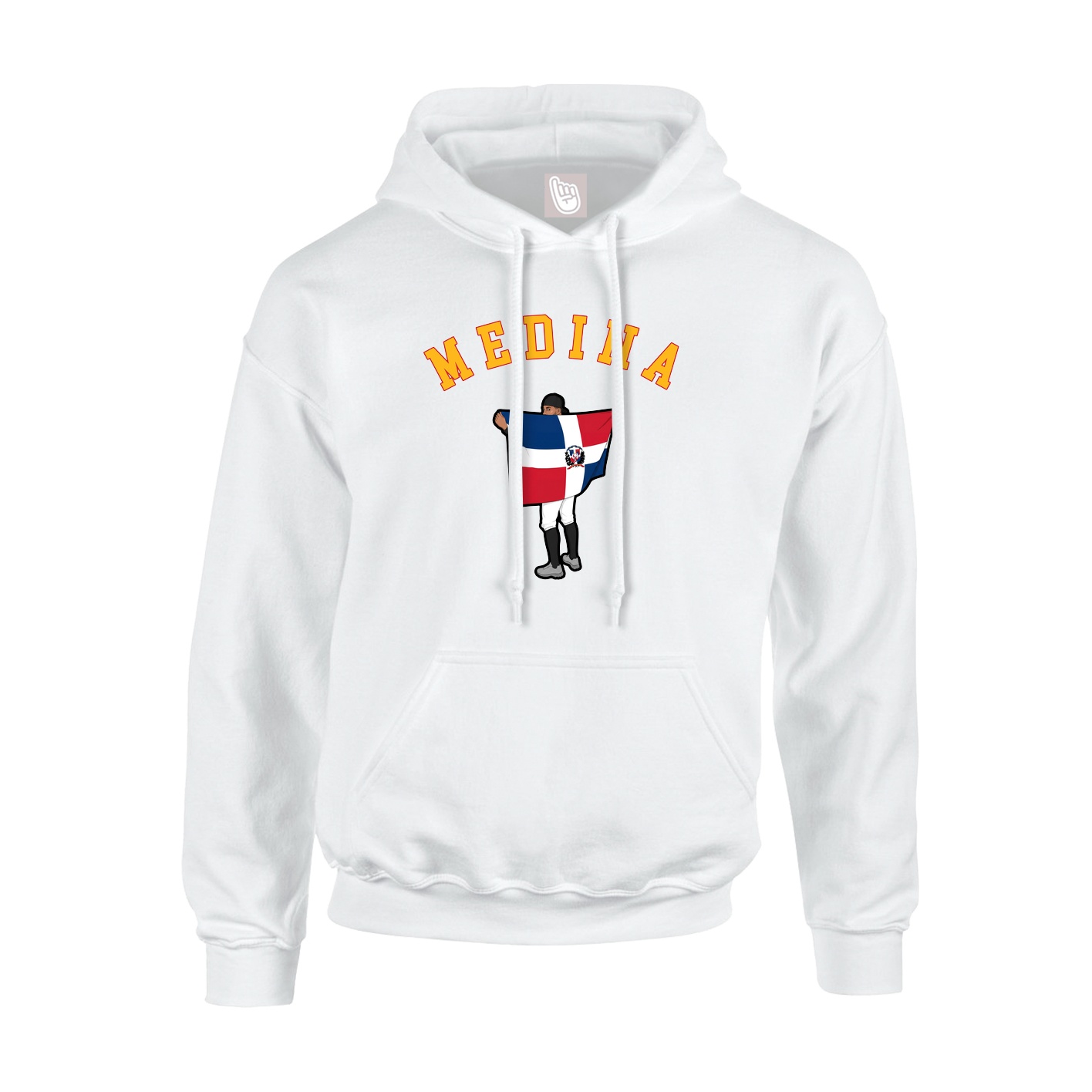 Hoodie — Shirsey Arch in White