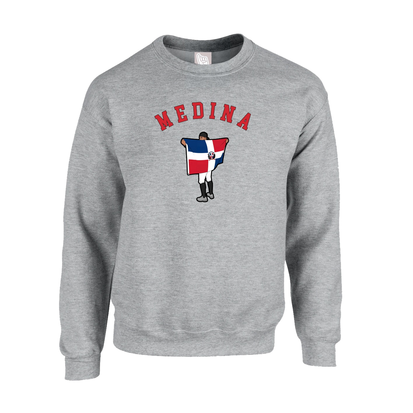 Fleece Crew — Shirsey Arch in Grey