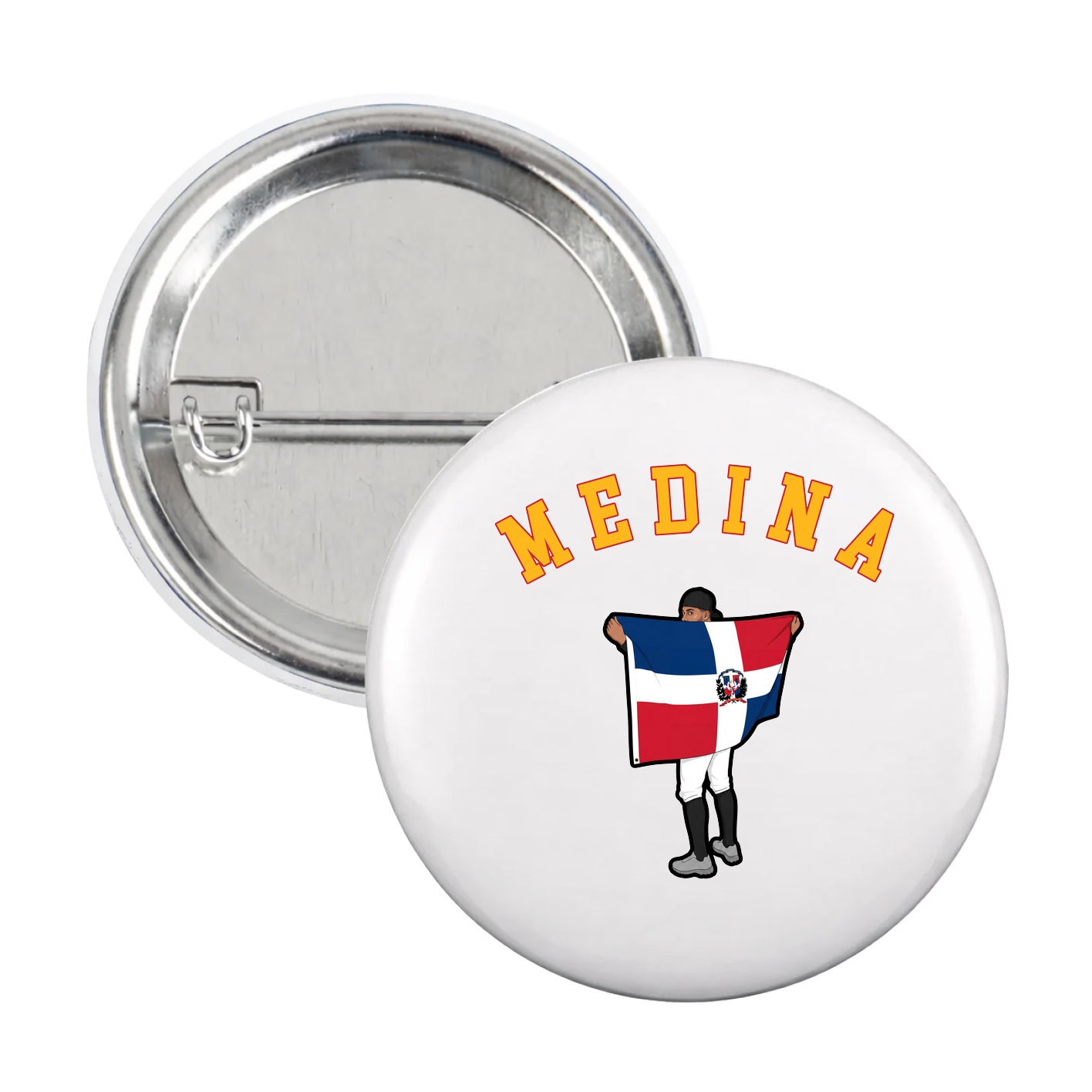 Game Day Button — Shirsey Arch in White