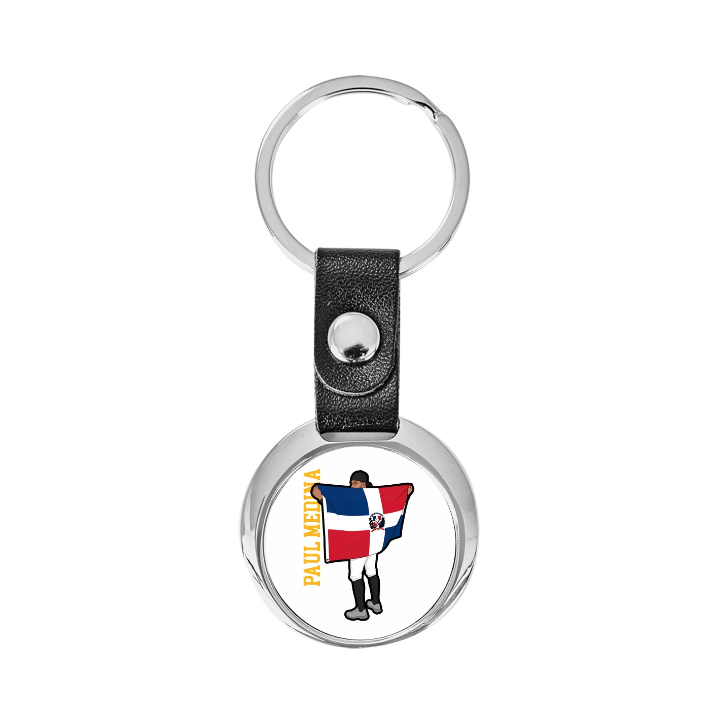 Key Chain — Name Vertical in Classic