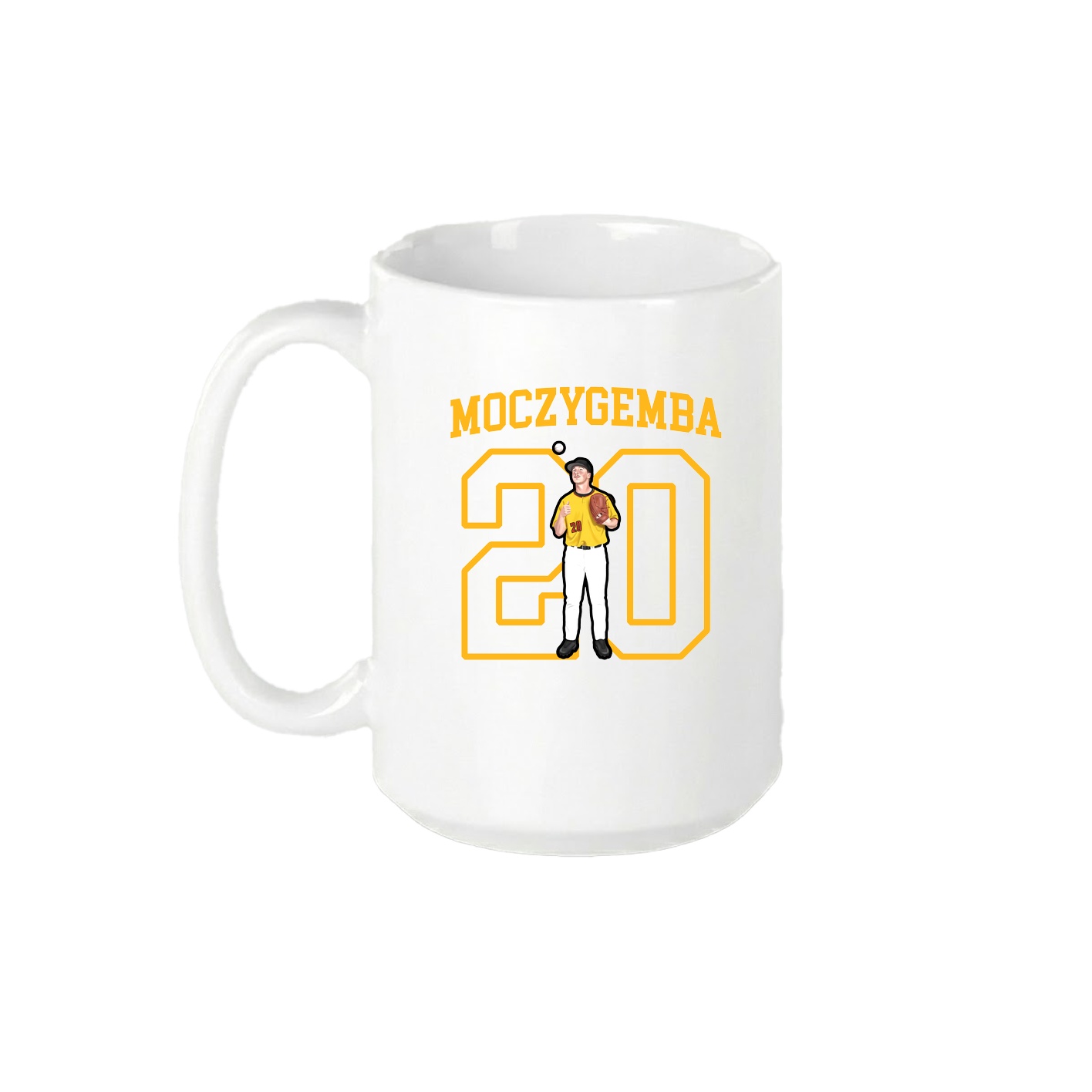 15oz Coffee Mug — Shirsey in White