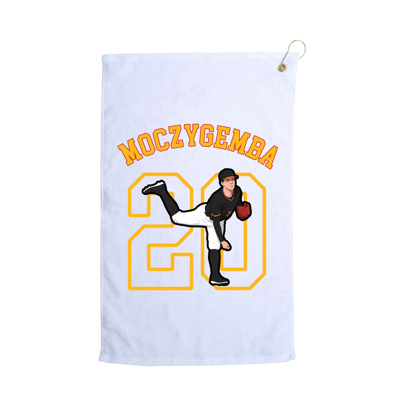 Golf Towel — Shirsey Arch in White