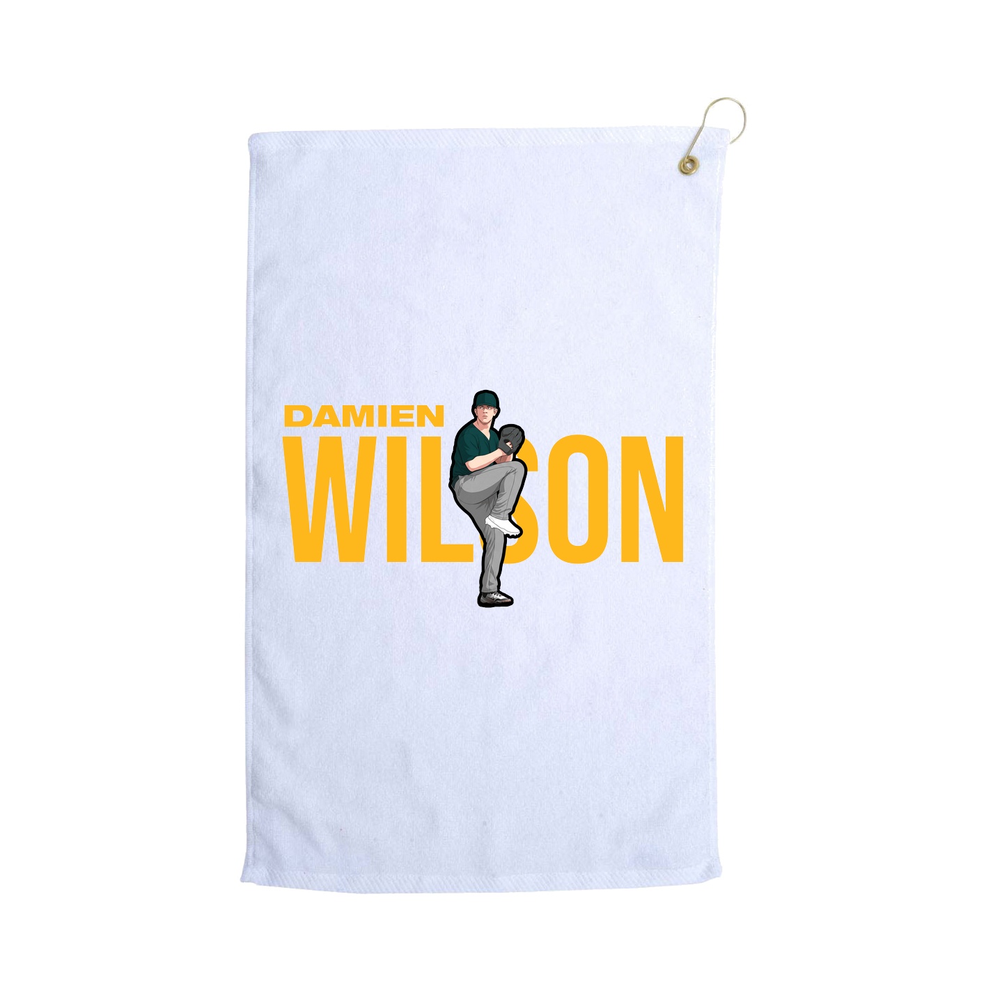 Golf Towel — Player Name in White