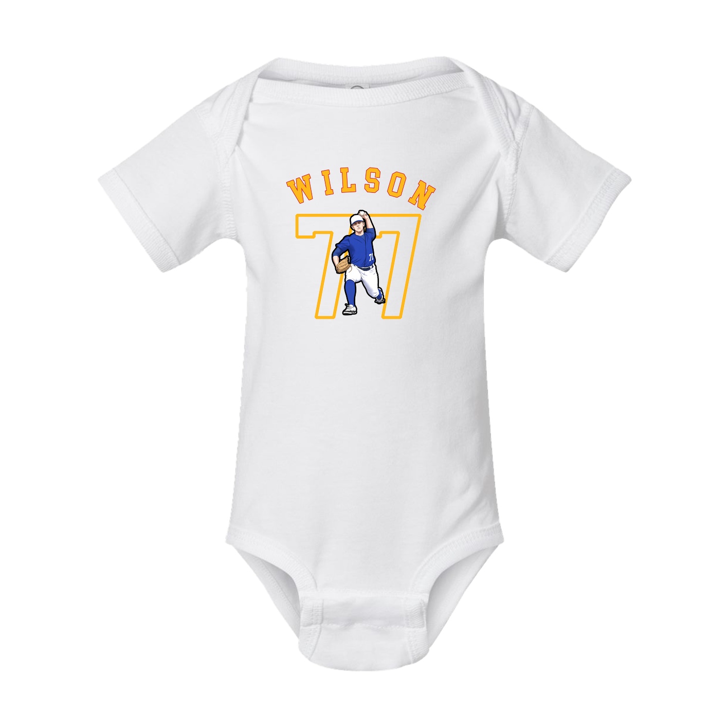 Baby Onesie — Shirsey Arch in White