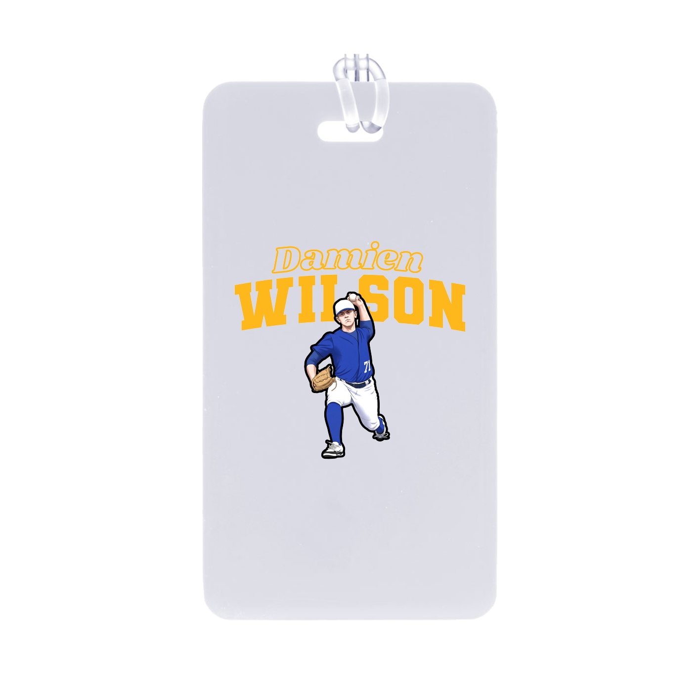 Bag Tag — Name Arch in Classic