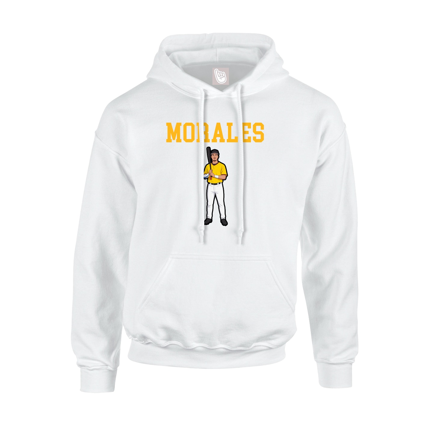 Hoodie — Shirsey in White