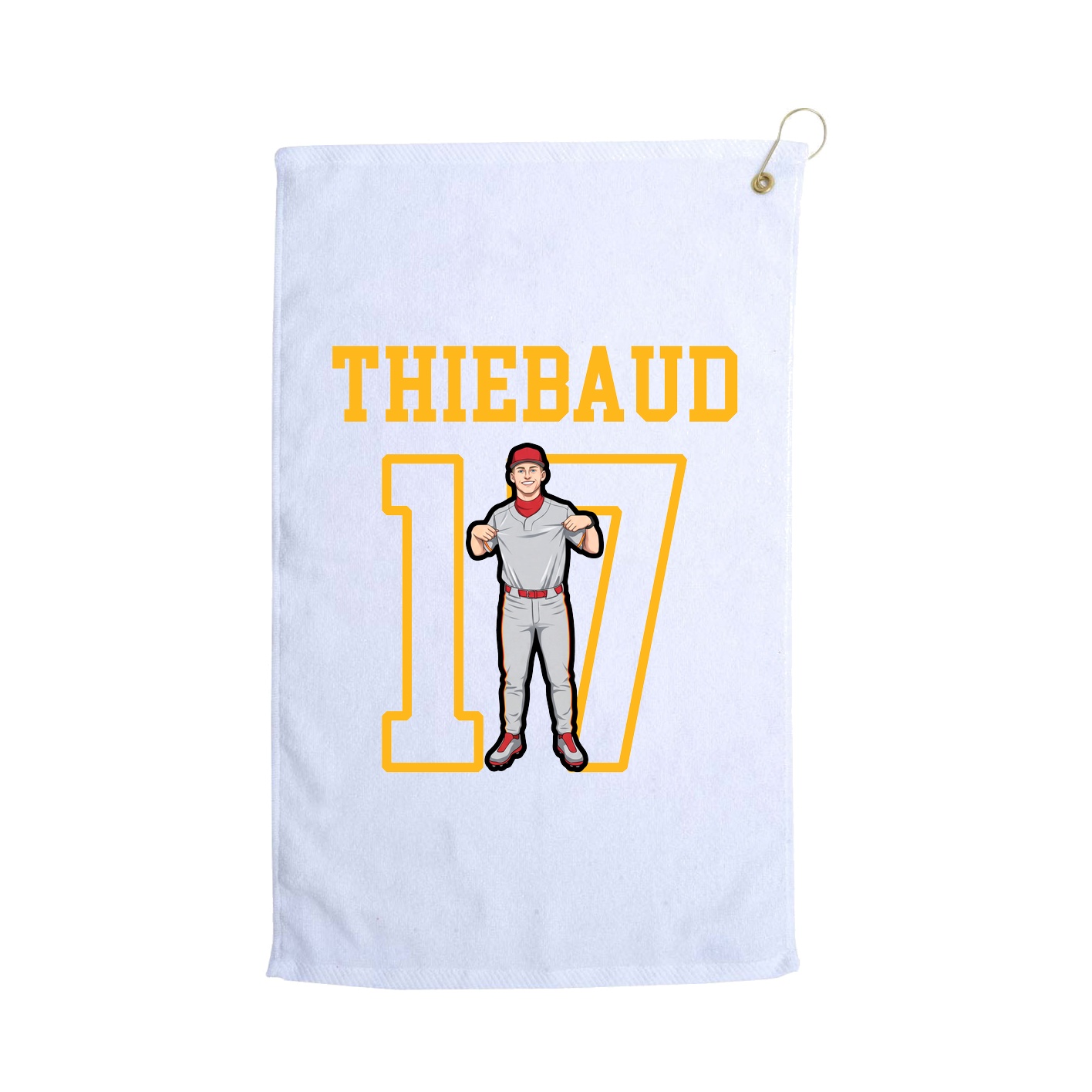 Golf Towel — Shirsey in White