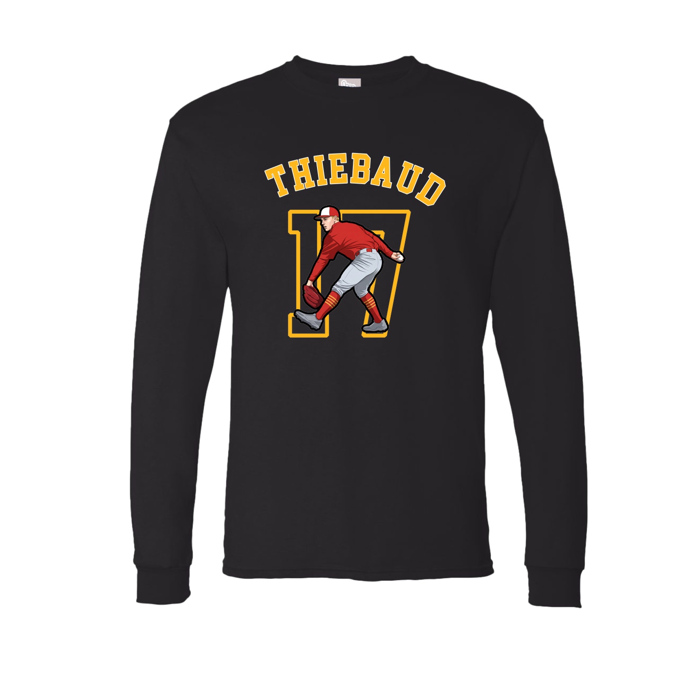 Long Sleeve Tee — Shirsey Arch in Black