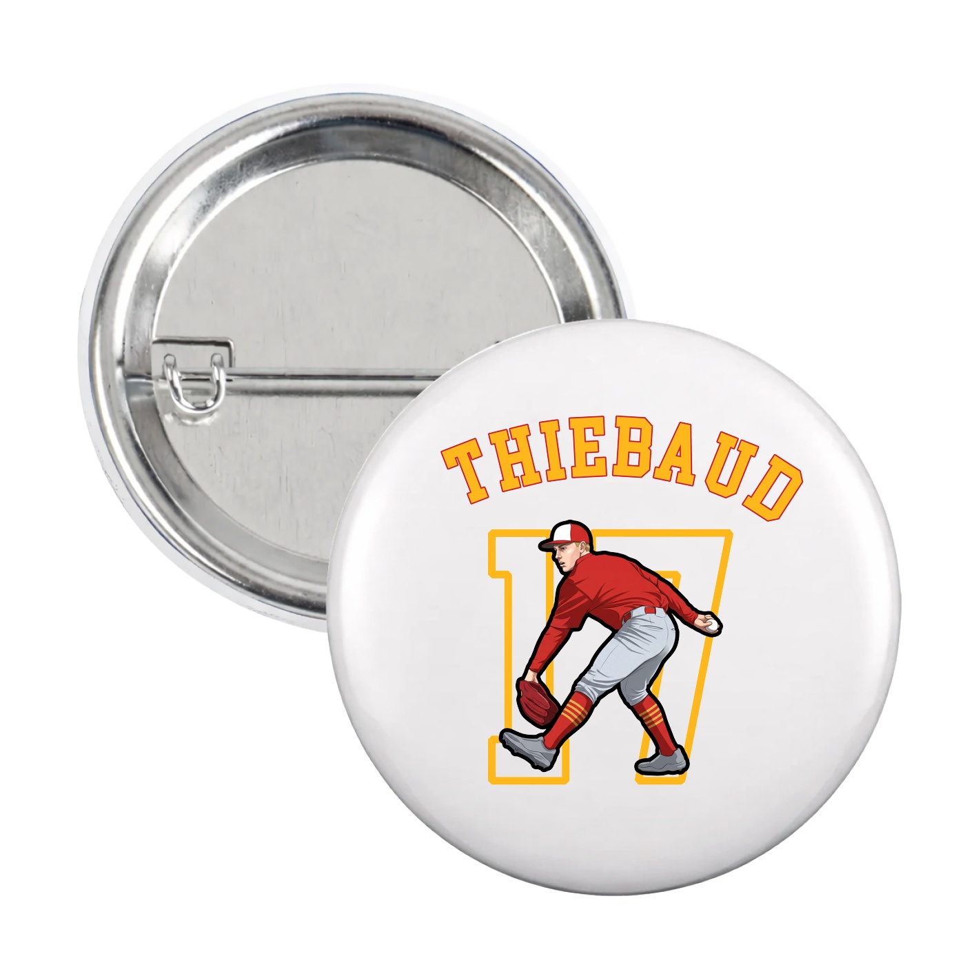 Game Day Button — Shirsey Arch in White