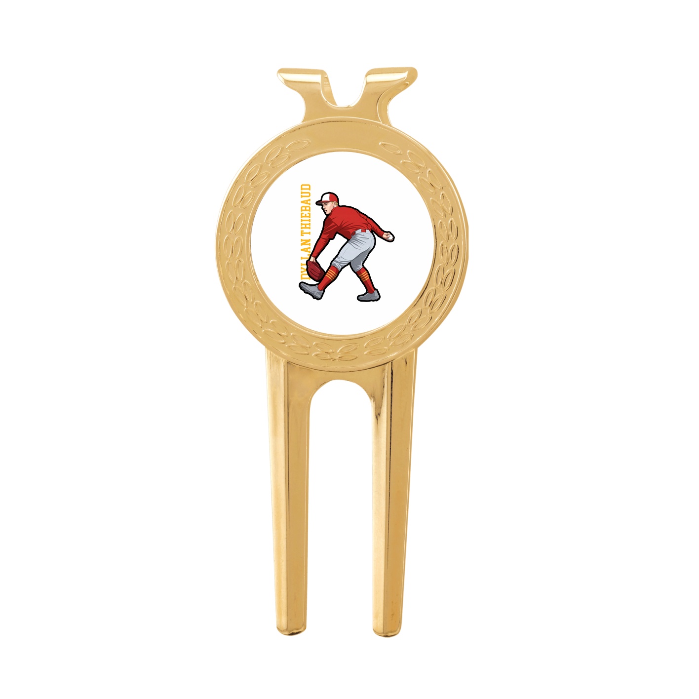 Divot Tool with Ball Marker — Name Vertical in Classic