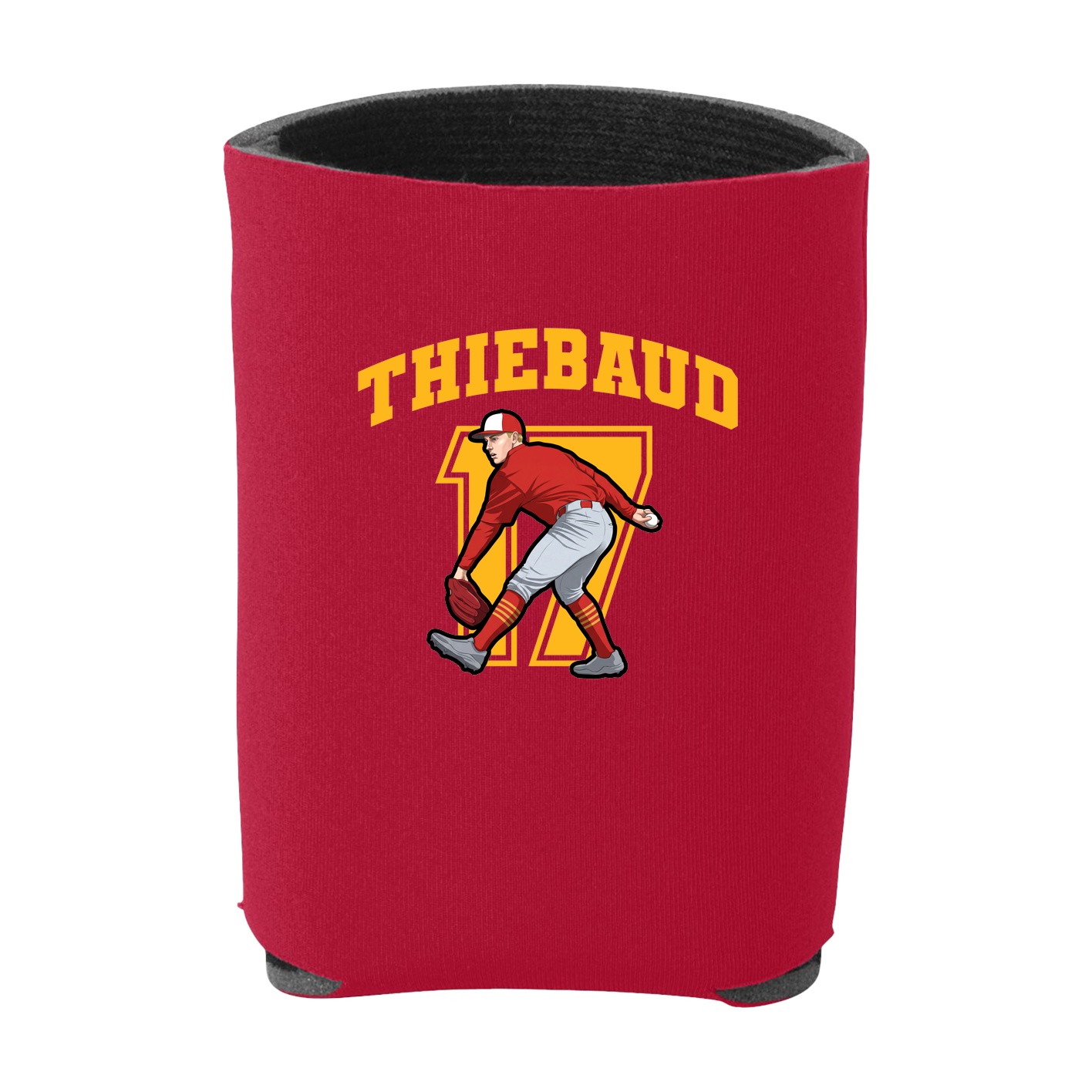 Can Holder — Number in Red
