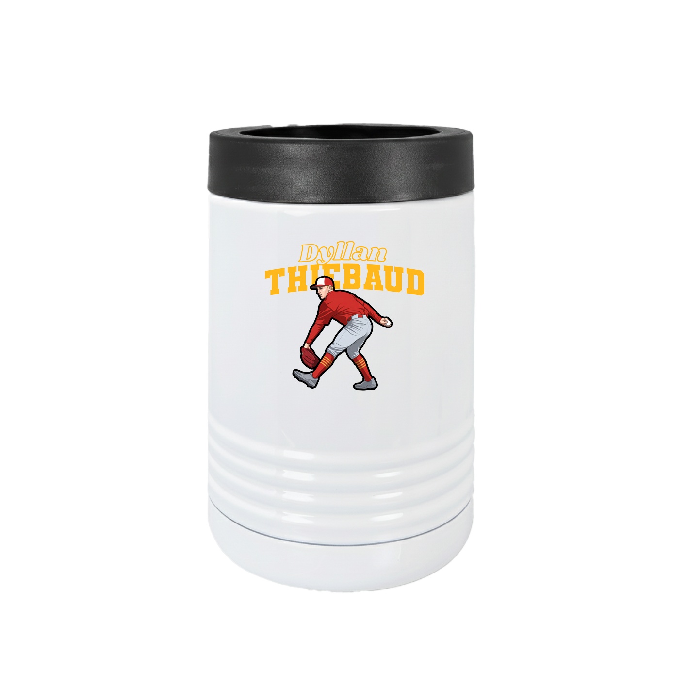 Beverage Holder — Name Arch in White