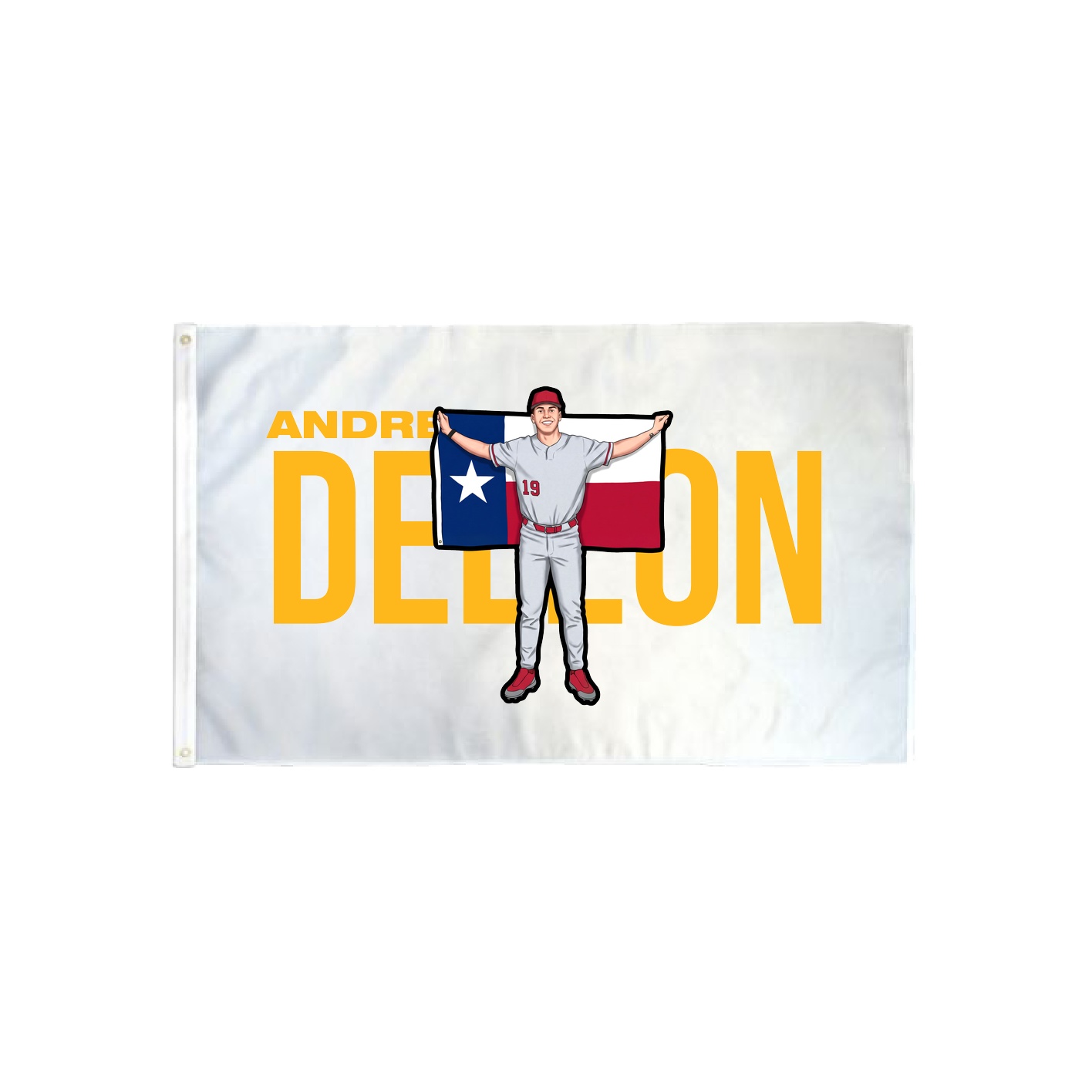 3x5 Flag — Player Name in Classic