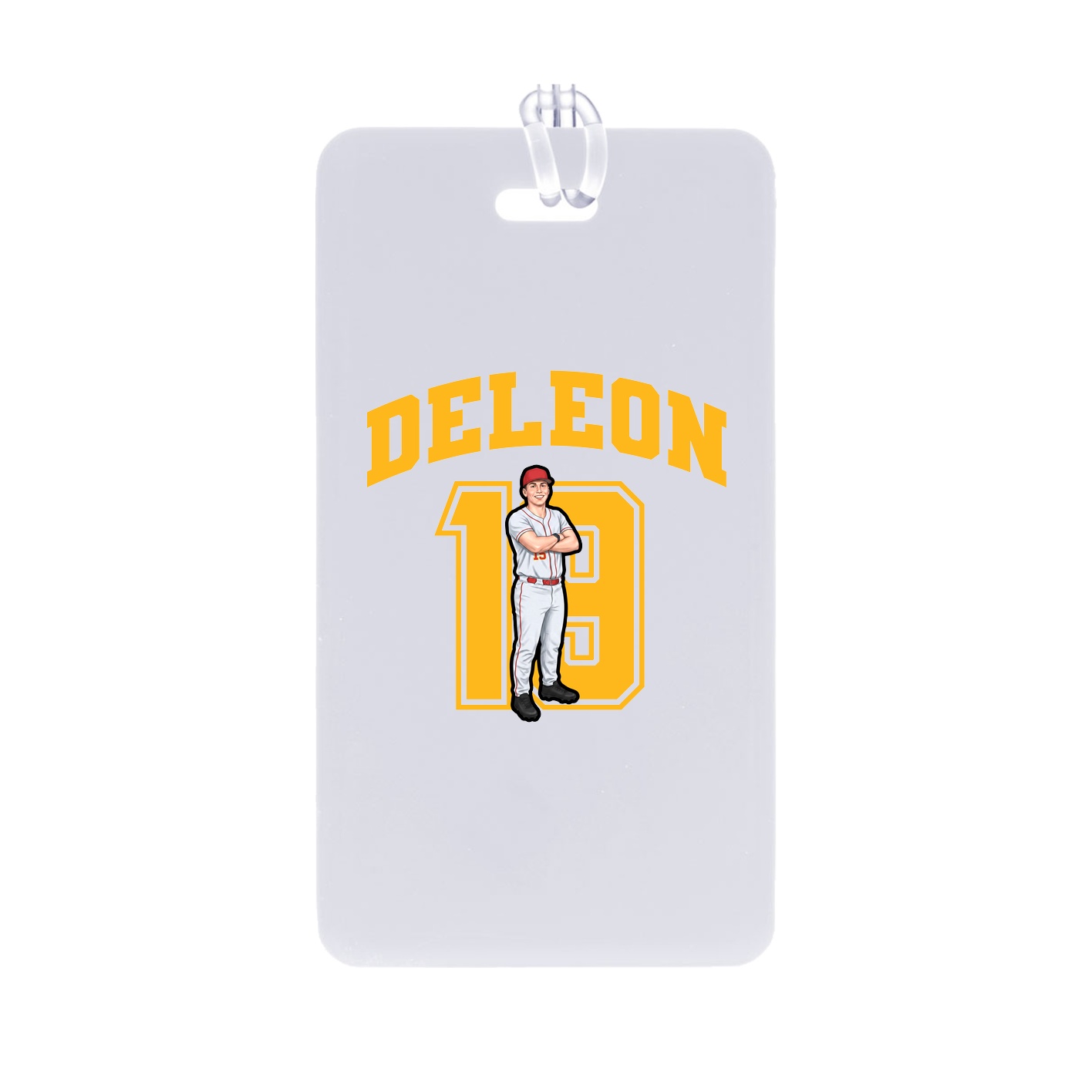 Bag Tag — Number in Classic