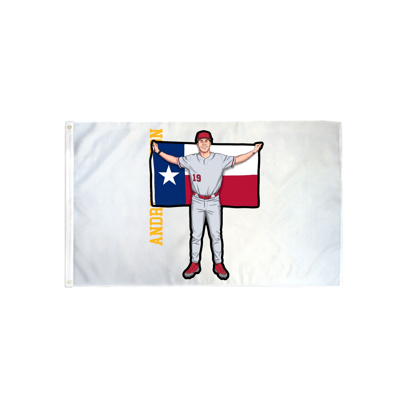 3x5 Flag — Name Vertical in Classic