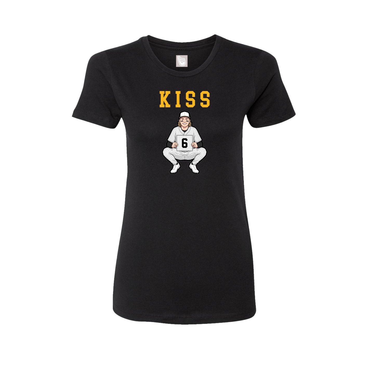Fitted Women's Tee — Shirsey in Black