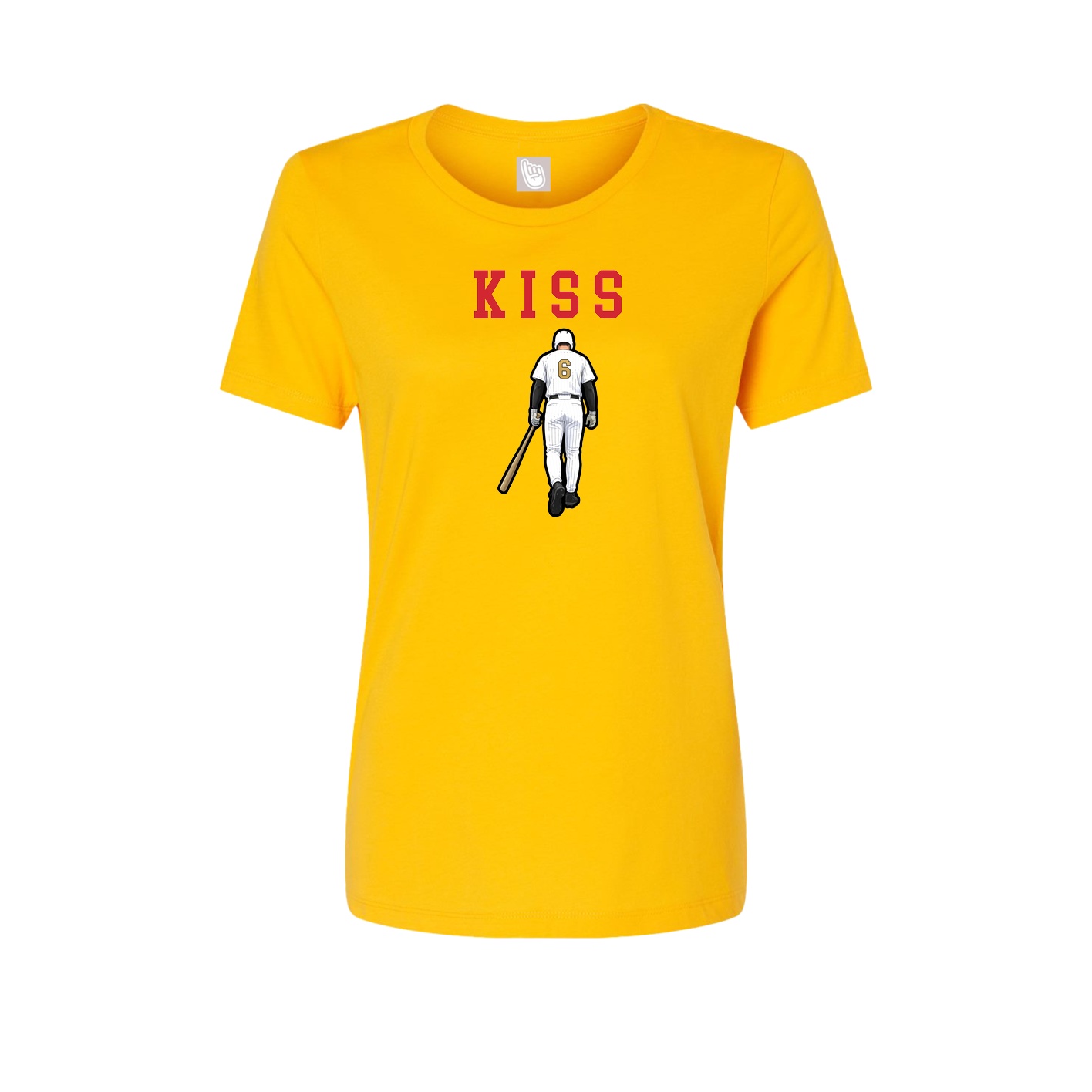 Fitted Women's Tee — Shirsey in Gold
