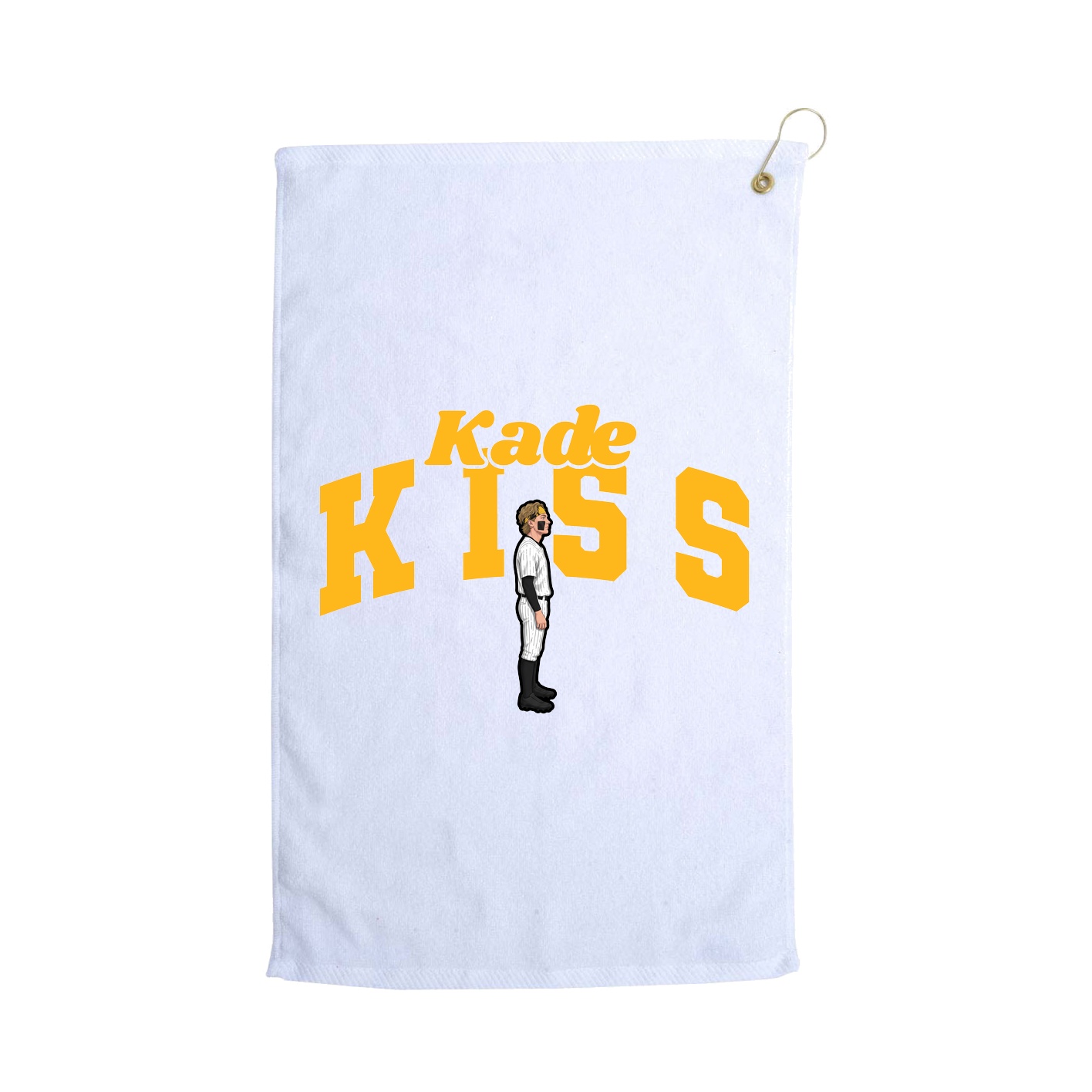 Golf Towel — Signature Arch in White