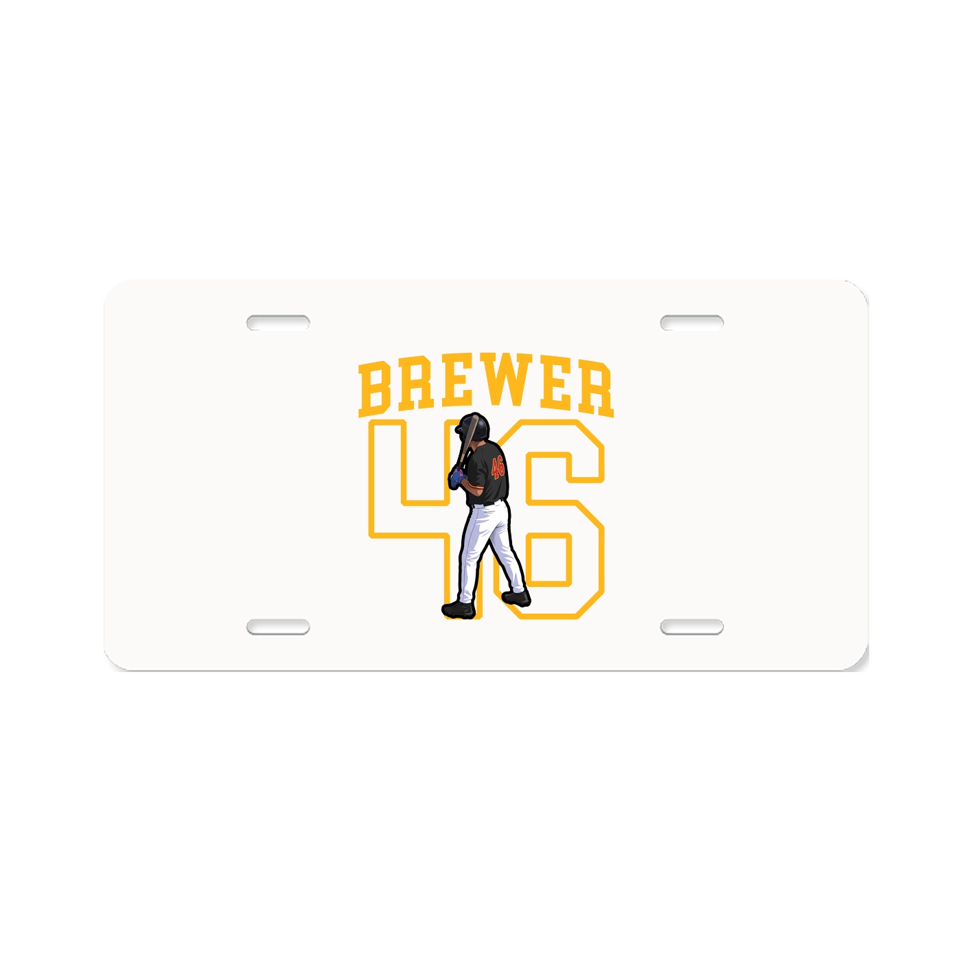 Aluminum License Plate