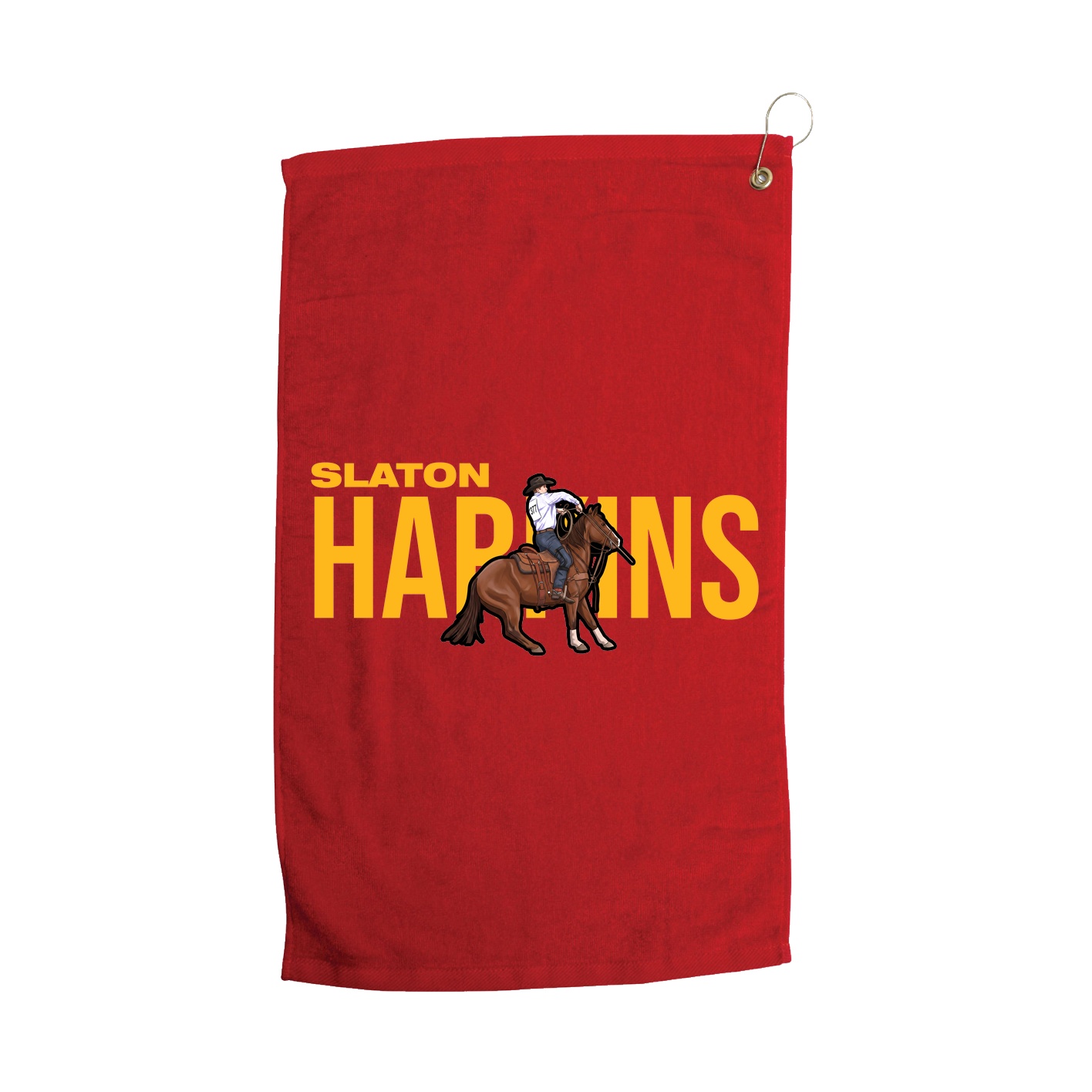 Golf Towel — Player Name in Red