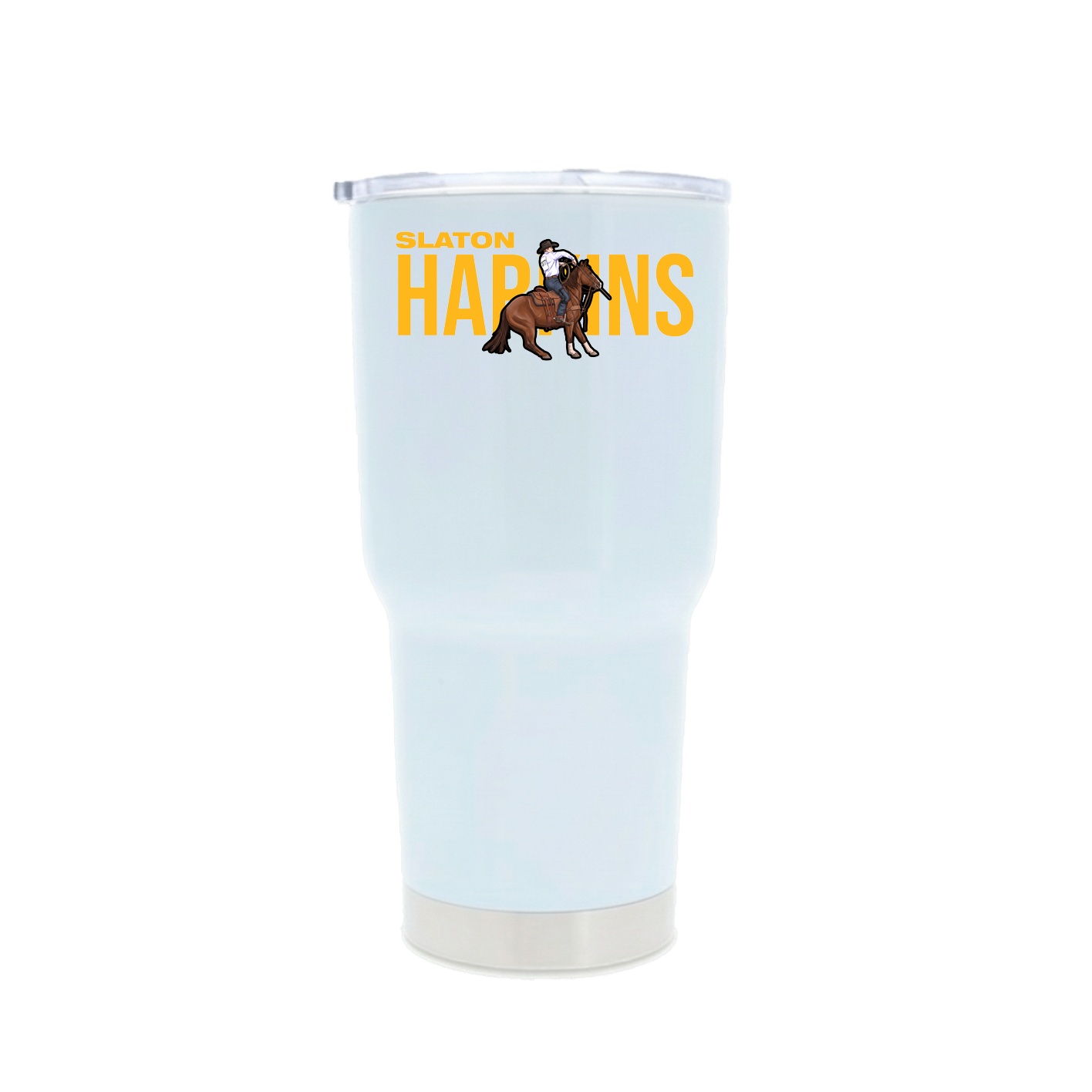 30oz Stainless Steel Tumbler — Player Name in White