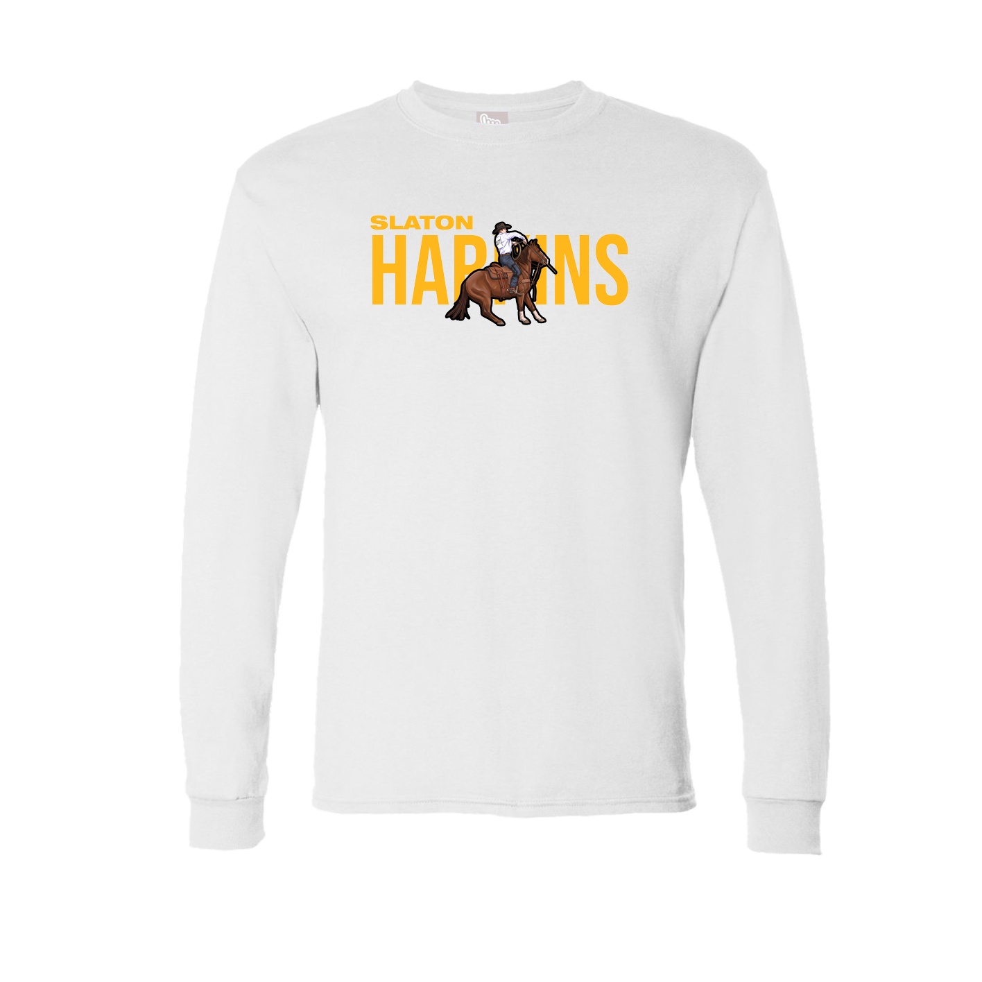 Long Sleeve Tee — Player Name in White