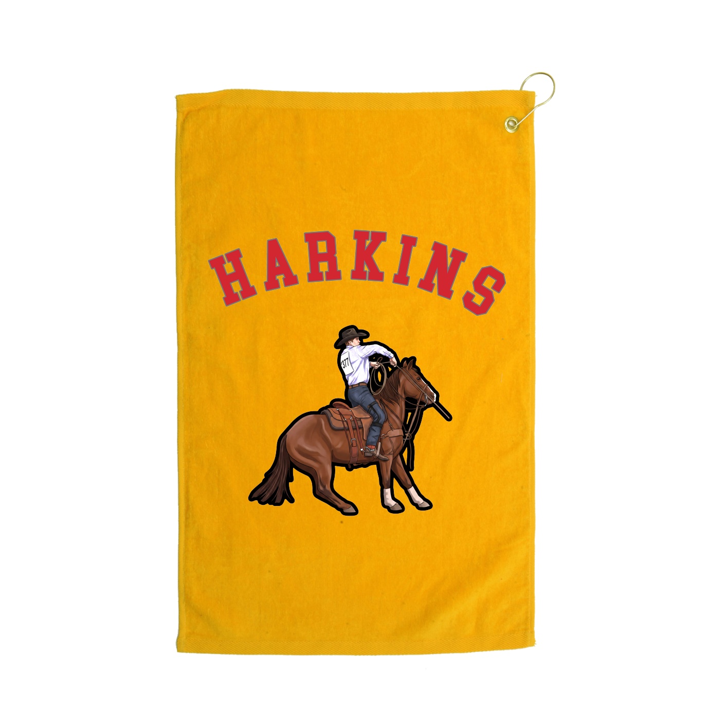 Golf Towel — Shirsey Arch in Gold