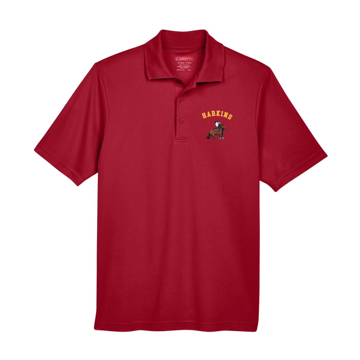 Performance Polo — Shirsey Arch in Red